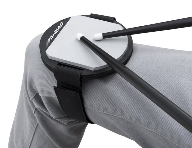 Drummers Practice Pad Leg mounted Strap on type by Ahead