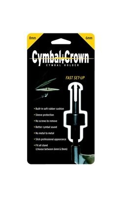 8mm Cymbal Crown Built in soft rubber cushion Fast set up Cymbal holder