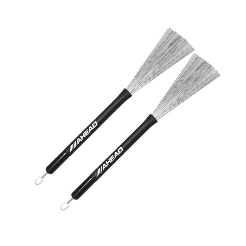 Drum Stick Percussion Brush Wired Tip Precision alloy core with rubber coating