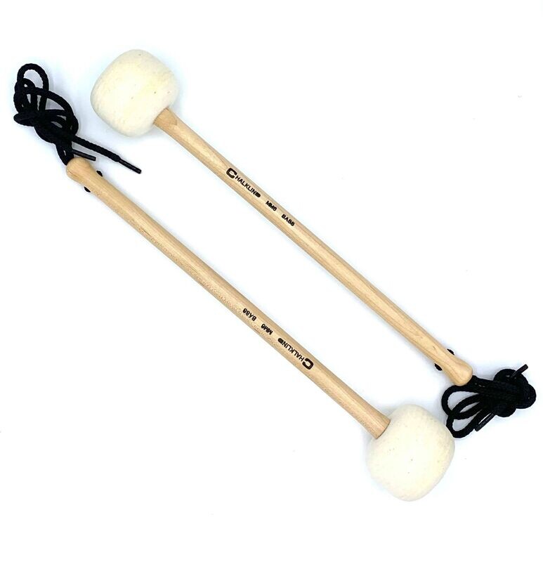 Chalklin Bass Maple Shaft Thonged 65mm Solid Felt (CMM6)