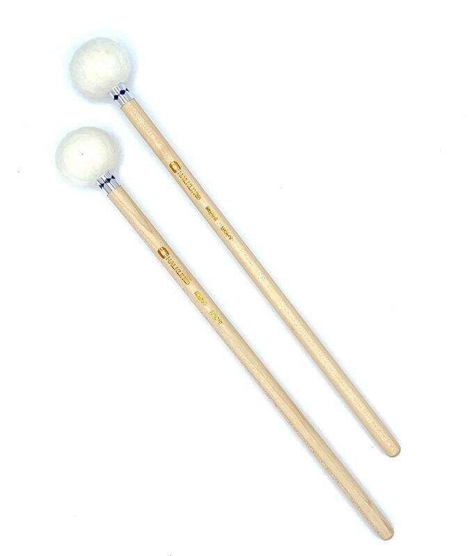 Timpani Soft Mallets Sewn Felt  One Pair MS24 by Chalklin