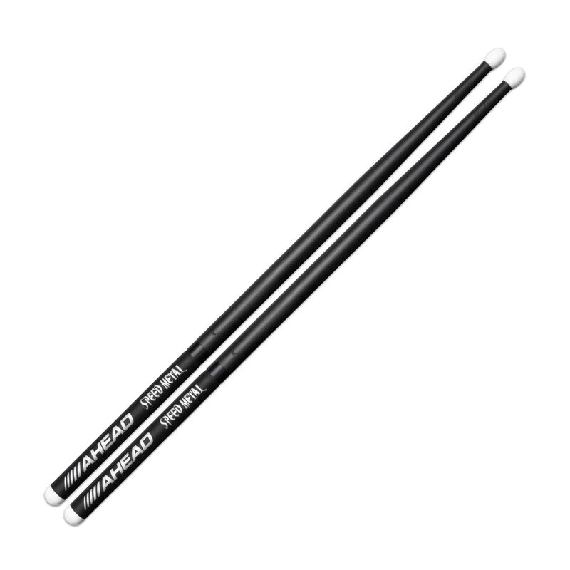 Medium Taper Metal Drumsticks (Mt) 16" Long - (Pair) Ahead Speed