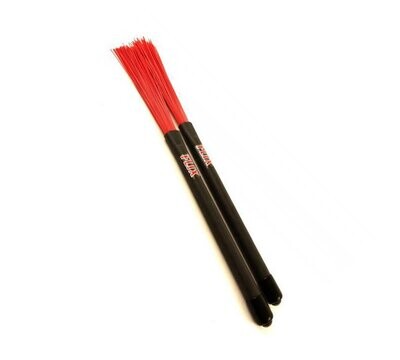 Flix Classic Brushes push pull retraction Red One Pair