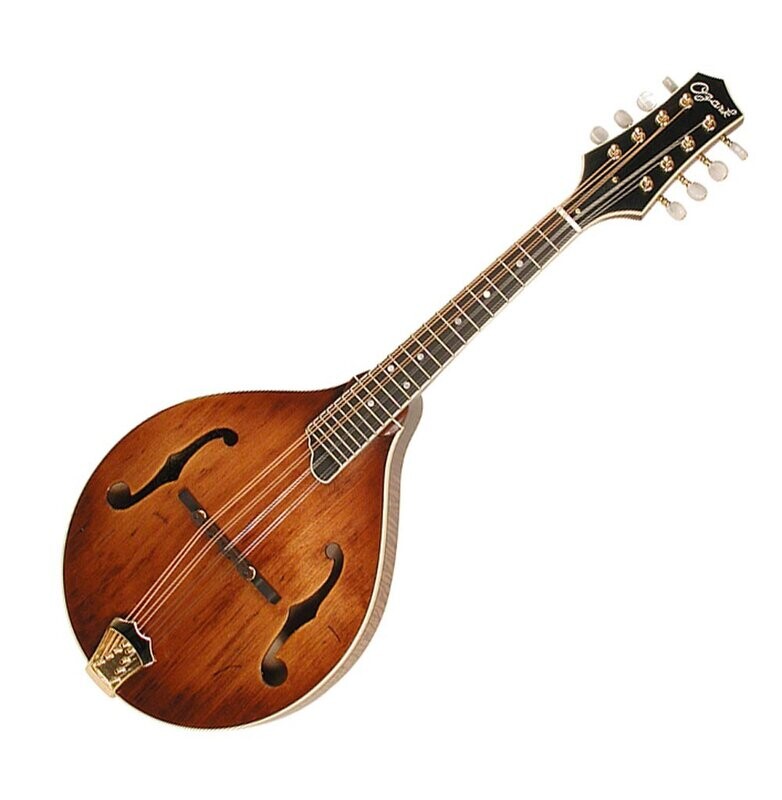 Ozark distressed 'A' model Mandolin Hand carved Spruce Top 2260D