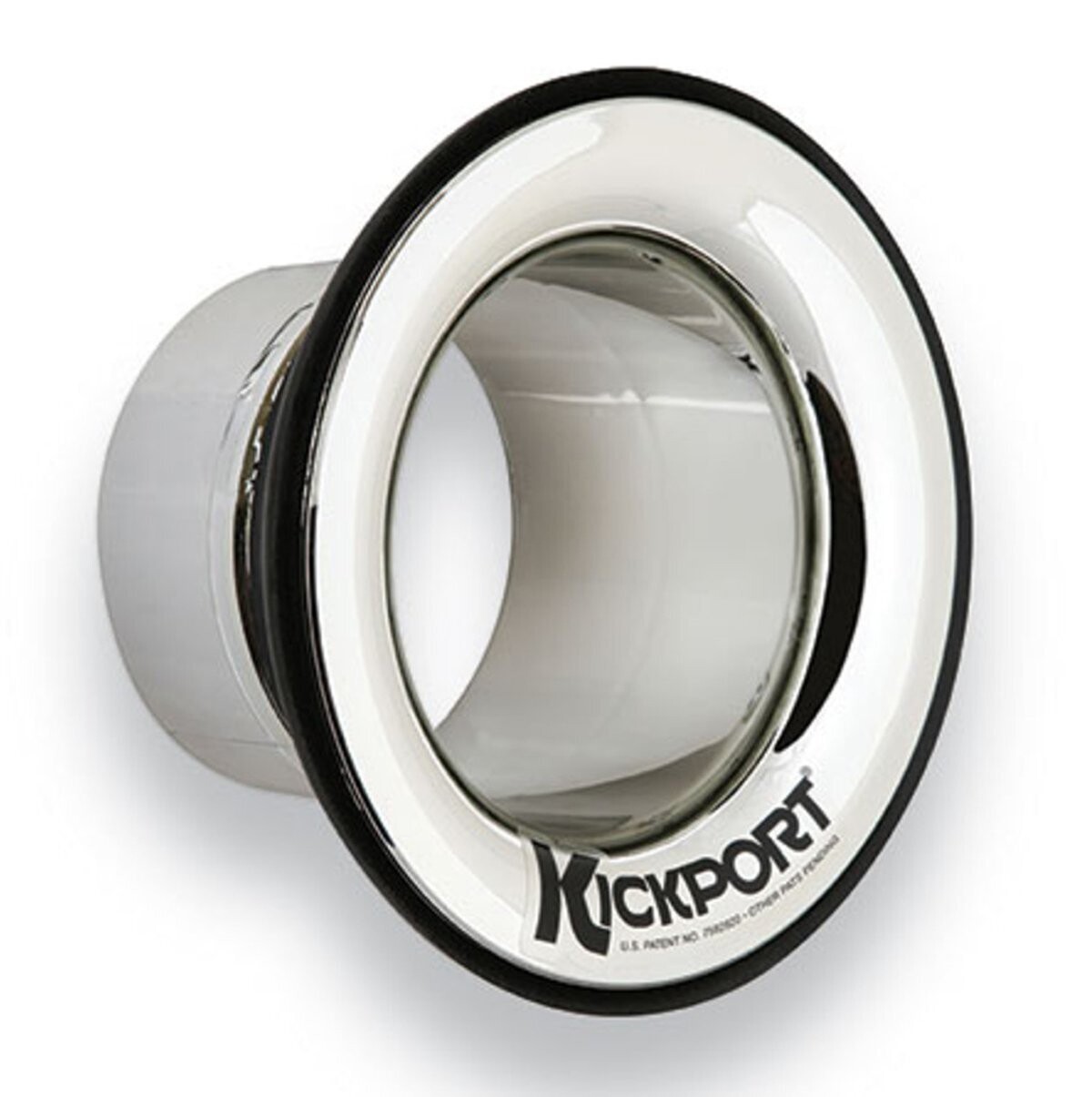 Kickport 4″ Bass Drum Sound Hole – Chrome