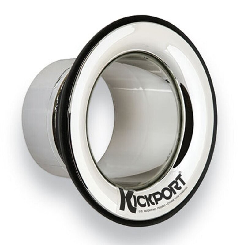 Kickport 4″ Bass Drum Sound Hole – Chrome