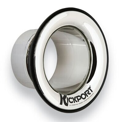 Kickport 4″ Bass Drum Sound Hole – Chrome
