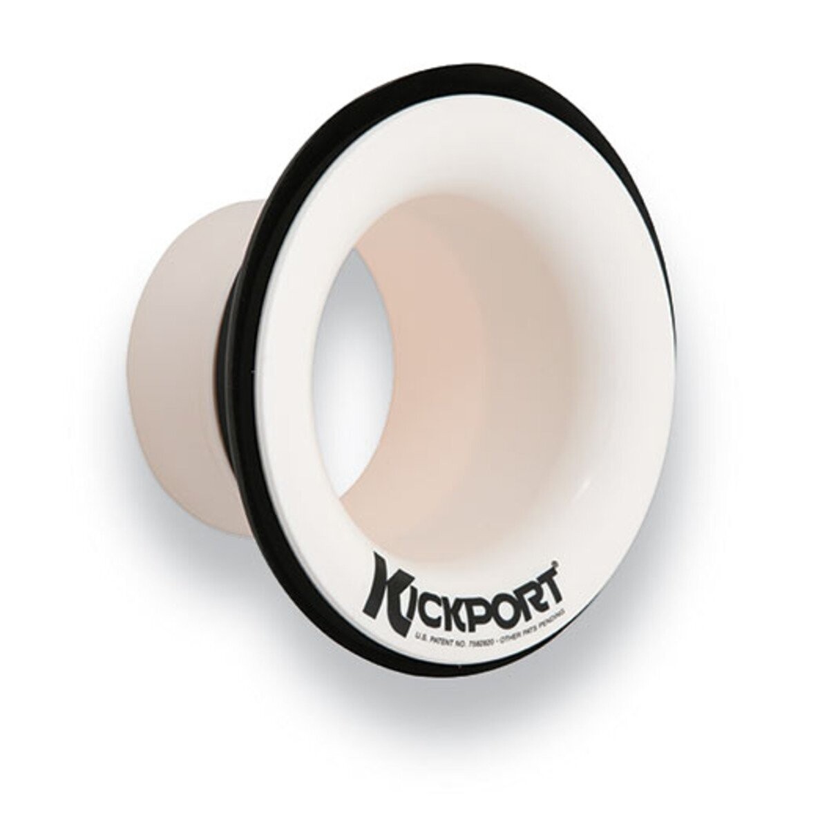 Kickport 4″ Bass Drum Sound Hole – White