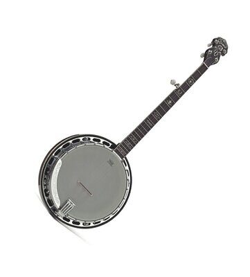Ozark 5-string Banjo, high quality Model 2141G with padded cover