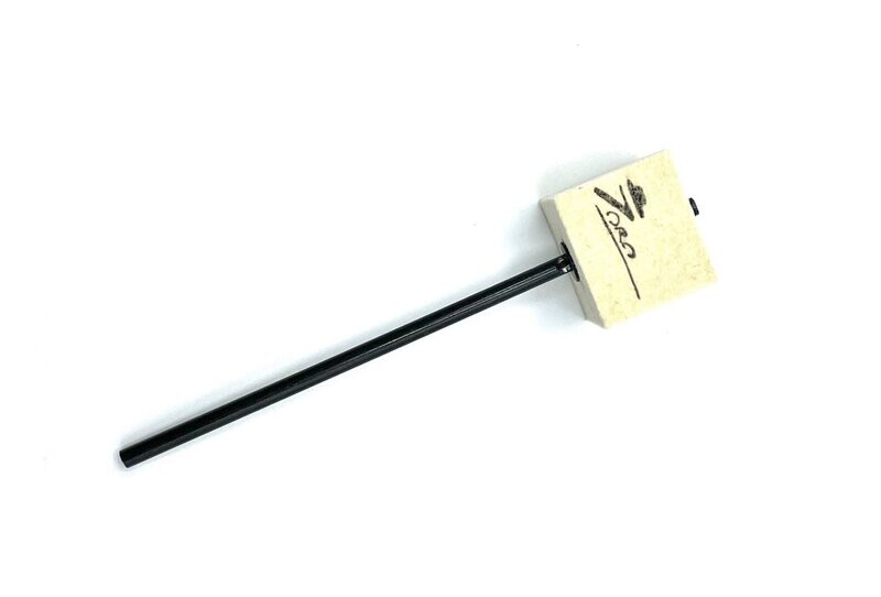 Danmar Zoro Bass Drum Pedal Beater white Felt Square head with black Shaft