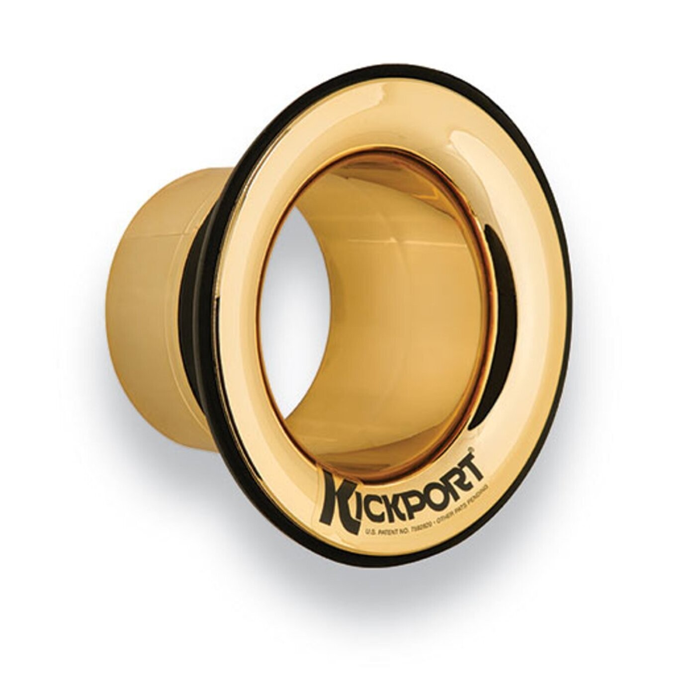 Kickport 4″ Bass Drum Sound Hole – Gold