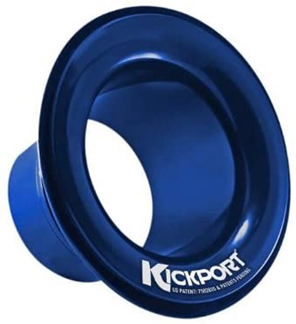 Kickport 4″ Bass Drum Sound Hole – Blue