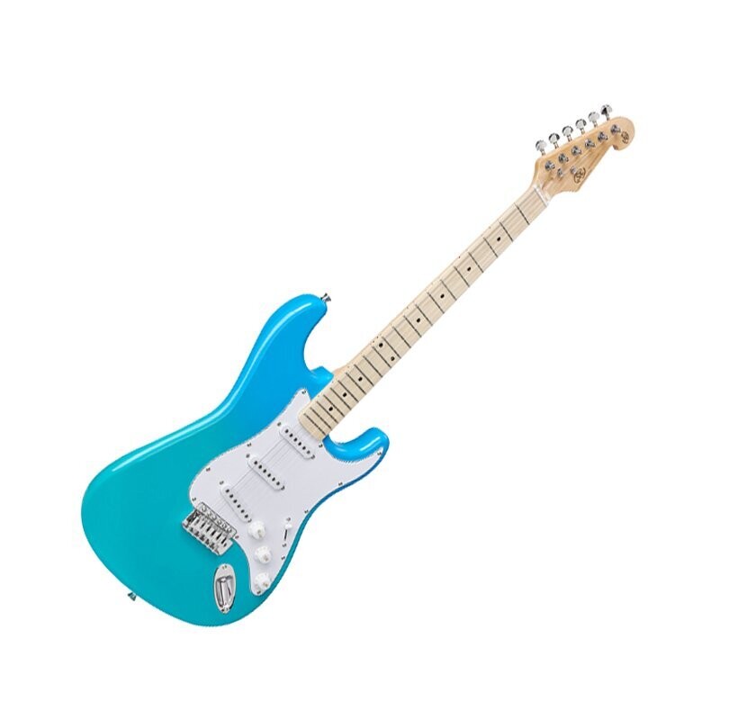 SC Style Electric Guitar Modern Series in Blue by SX