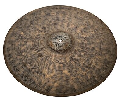 Istanbul Agop 20″ 30th Anniversary Ride Cymbal with a branded leather cymbal bag