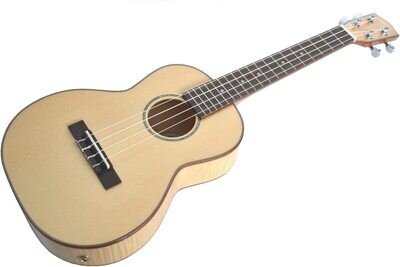 Clearwater Tenor Ukulele Solid Spruce Top with Flame Effect body Electro acoustic Uke - Model UCW7MT