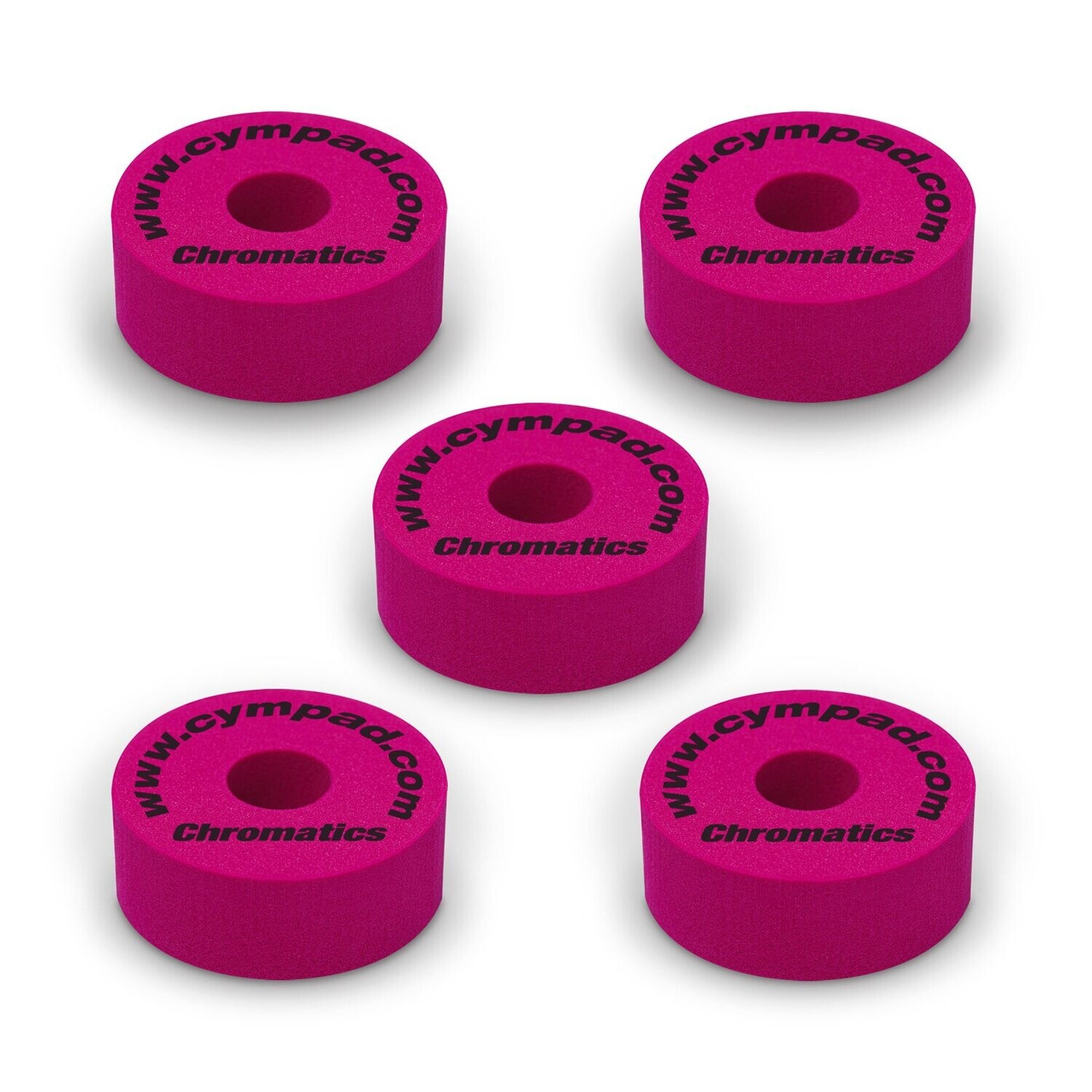 Cympad Chromatics Crimson 40/15mm Cymbal Pad – Set of 5