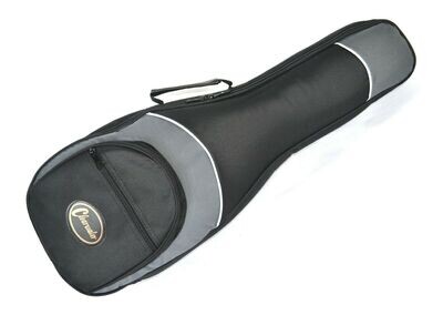 Concert Ukulele Gig Bag 25mm padding Black and Grey soft case by Clearwater