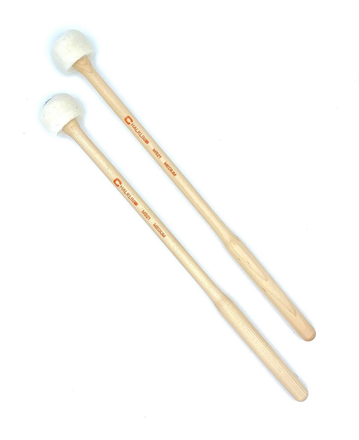 Chalklin Timpani Solid Felt Medium Mallets 34mm (CMS21)