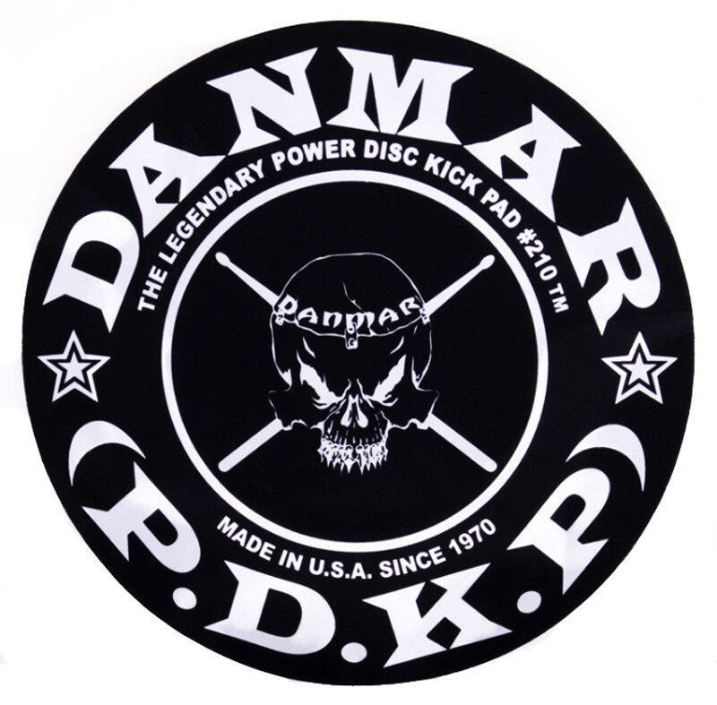 Danmar Bass Drum Impact Pad Skull Design version