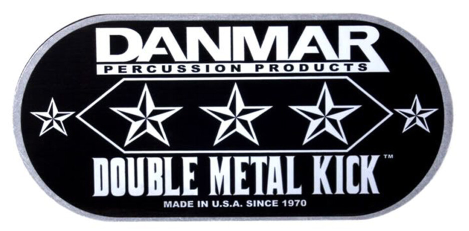 Danmar Double Metal Kick Bass Drum Impact Disc – Made from Cold Rolled Alloy