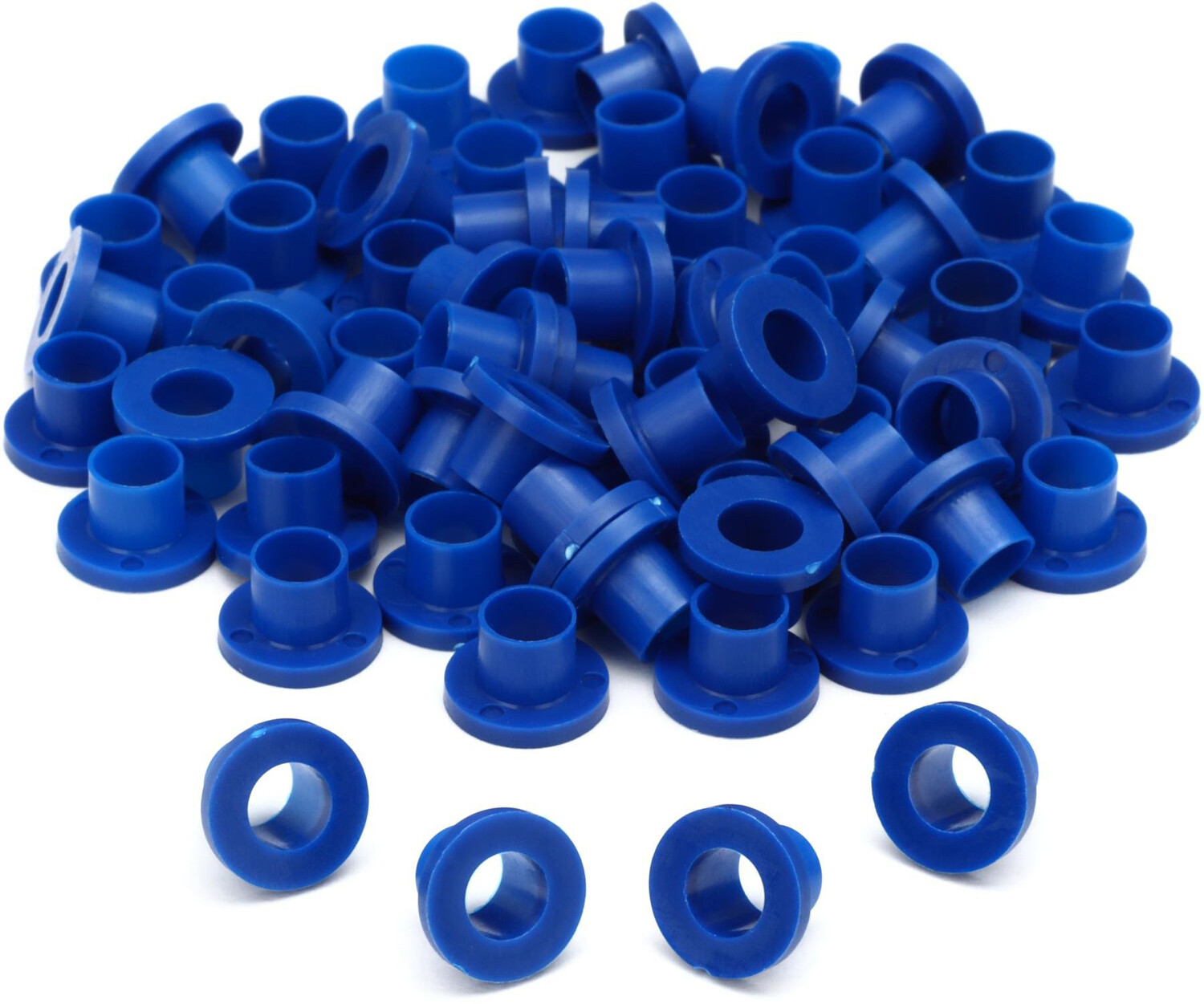 Danmar 100 Pack Nylon Tension Rod Washers – Blue