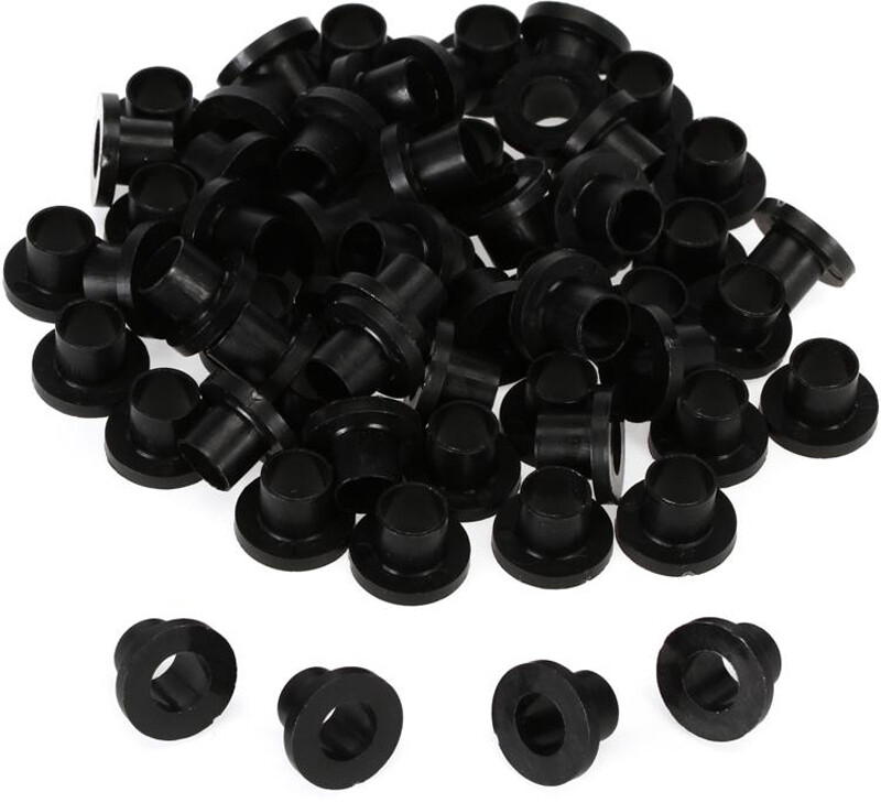 Danmar 100 Pack Nylon Tension Rod Washers – Black