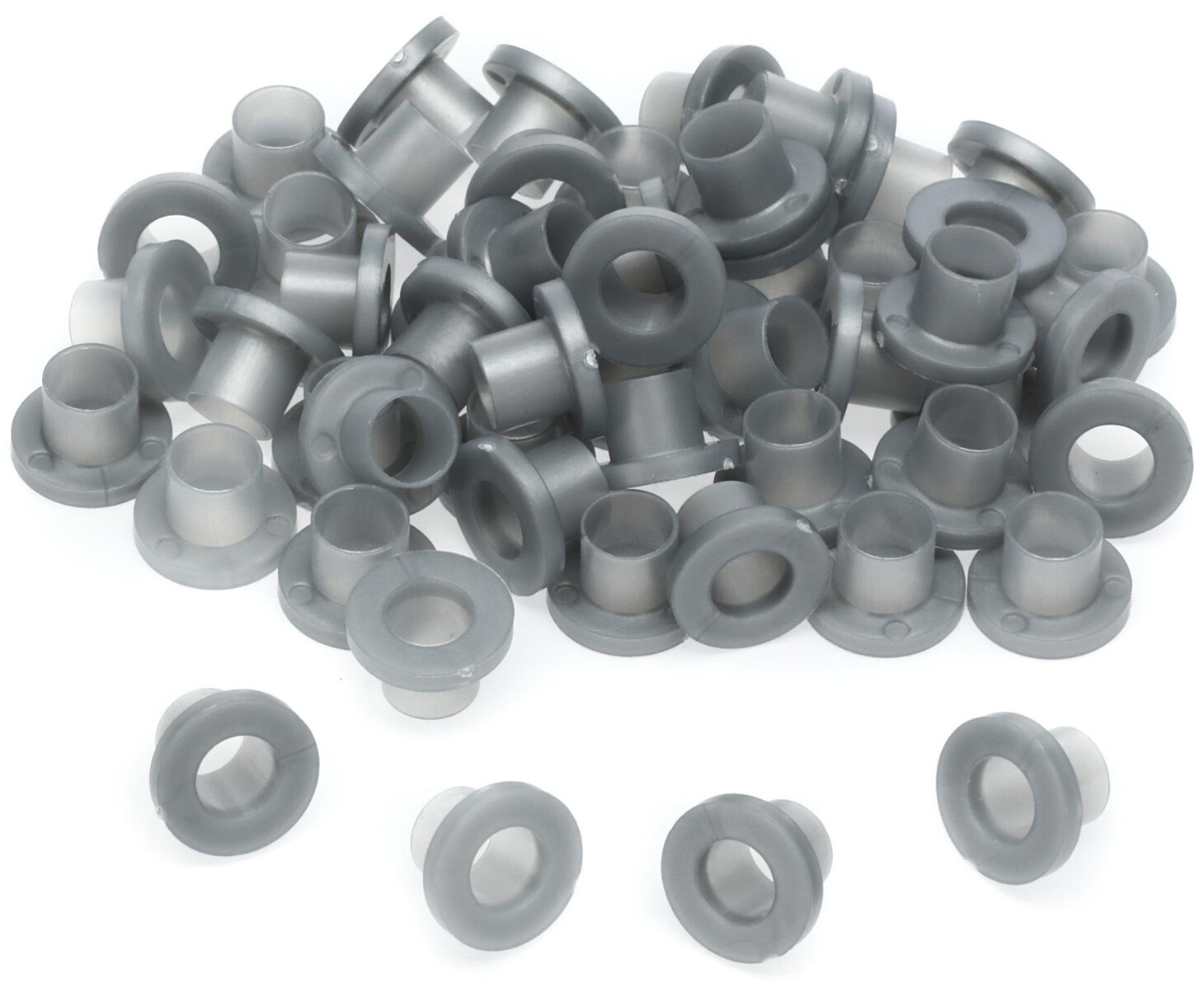 Danmar 50 Pack Nylon Tension Rod Washers – Silver
