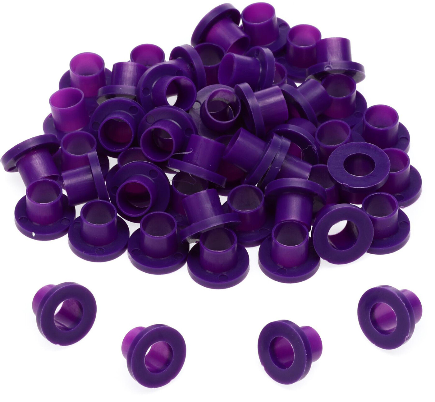 Danmar 50 Pack Nylon Tension Rod Washers – Purple