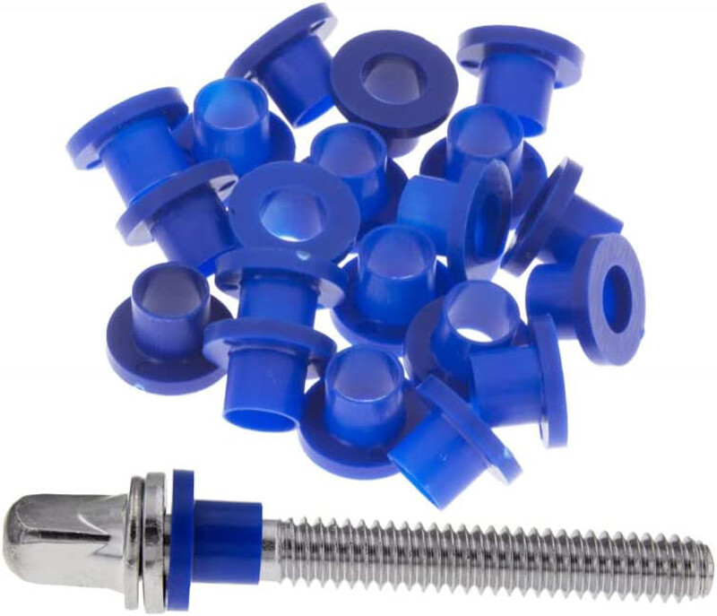 Danmar 50 Pack Nylon Tension Rod Washers – Blue