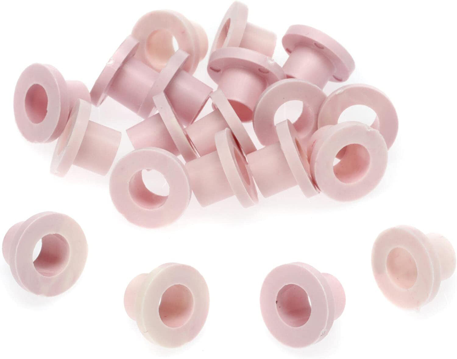 Danmar 20 Pack Nylon Tension Rod Washers – Pink