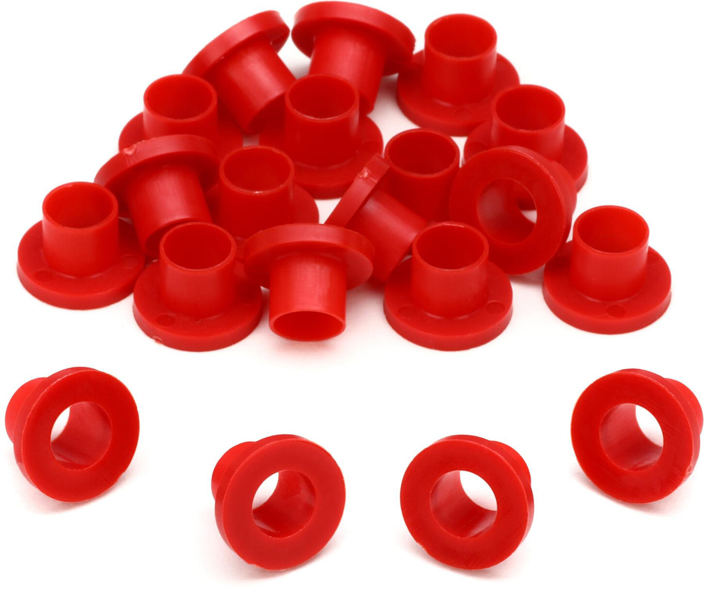 Danmar 20 Pack Nylon Tension Rod Washers – Red
