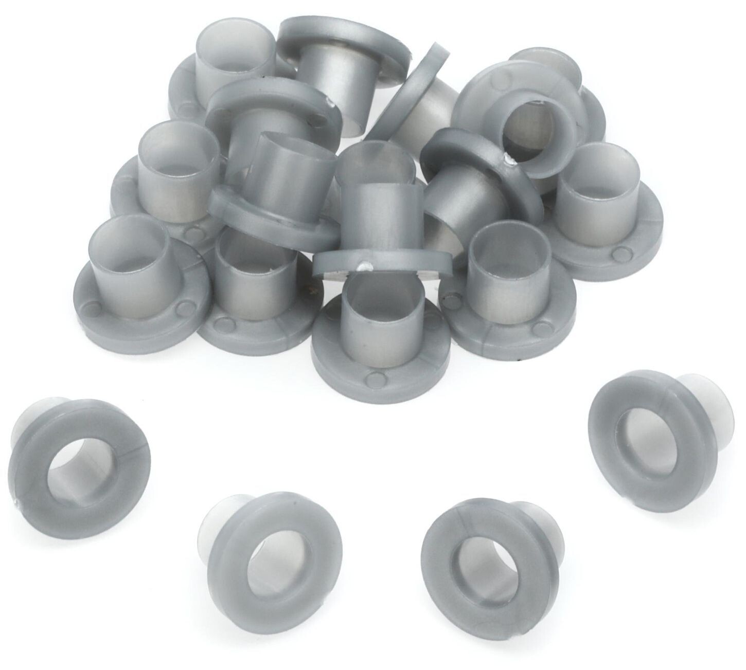 Danmar 20 Pack Nylon Tension Rod Washers – Silver