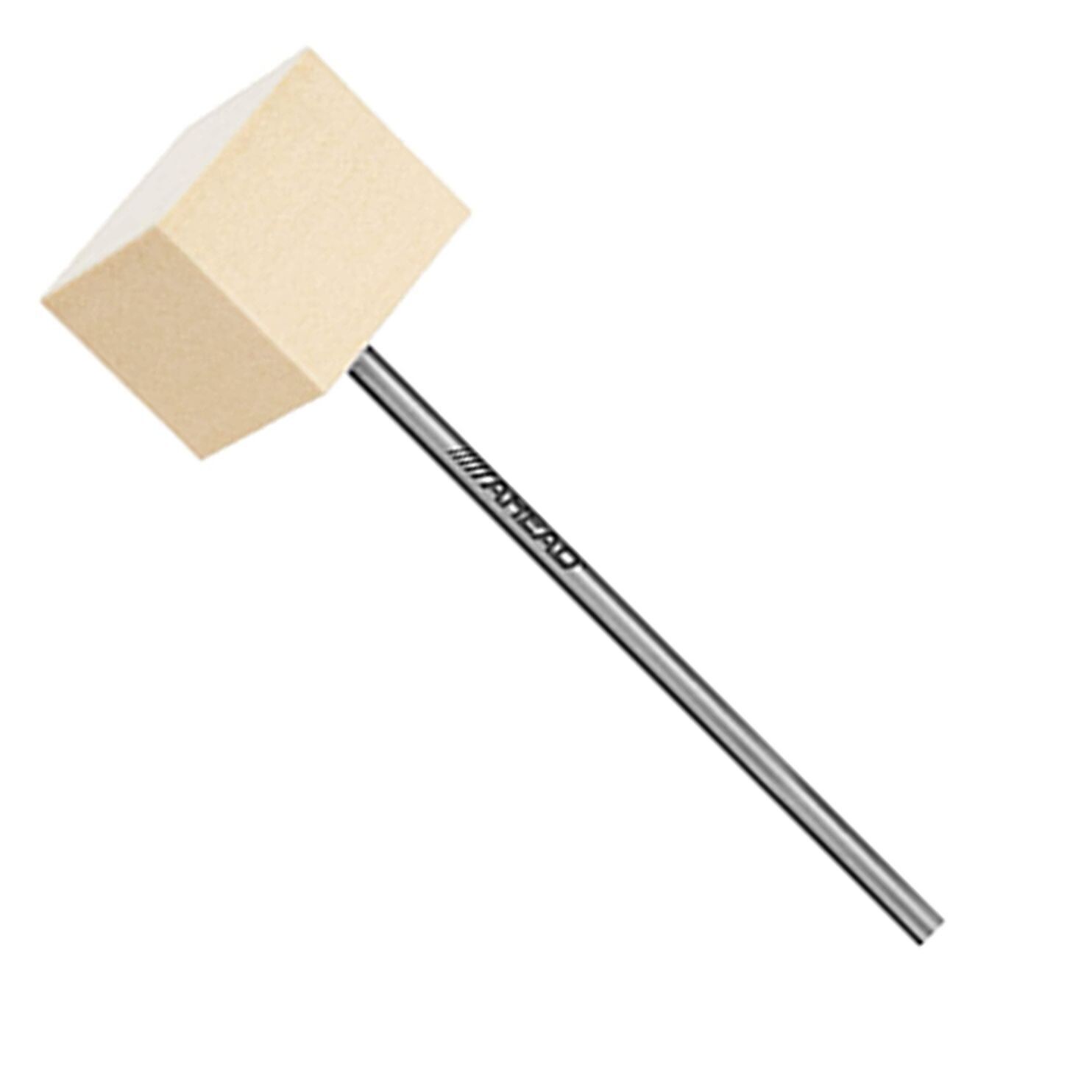 Ahead Cube Felt Beater high density, square felt bass drum beater head