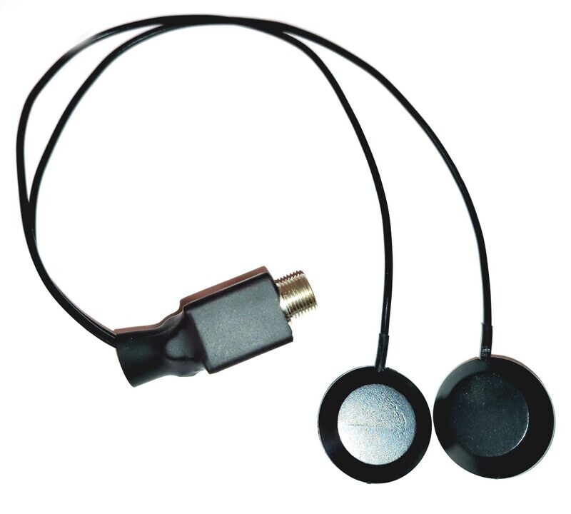 INTERNAL DUAL PICKUP BUG FOR GUITAR BANJO MANDOLIN UKULELE etc WITH SIDE MOUNT JACK SOCKET