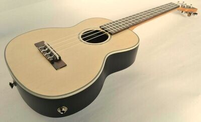 TENOR ROUND BACK ELECTRO ACOUSTIC UKULELE WITH SOLID SPRUCE TOP IN SATIN FINISH BY CLEARWATER -
MODEL UCW7T2