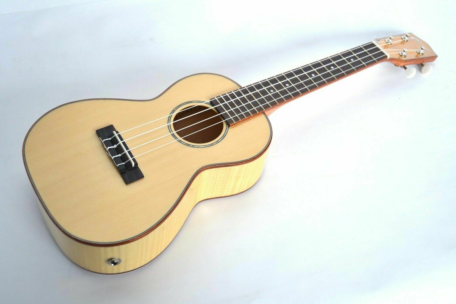 B-Stock Concert Ukulele Solid Spruce Top with Flame Maple Effect Body in Gloss Finish - Model UCW7MC - See Gotaukulele review of Tenor ukulele - 10% lower than our Amazon and eBay list price B-Stock Concert Ukulele Solid Spruce Top with Flame Maple Effect Body in Gloss Finish - Model UCW7MC - See Gotaukulele review of Tenor ukulele - 10% lower than our Amazon and eBay list price