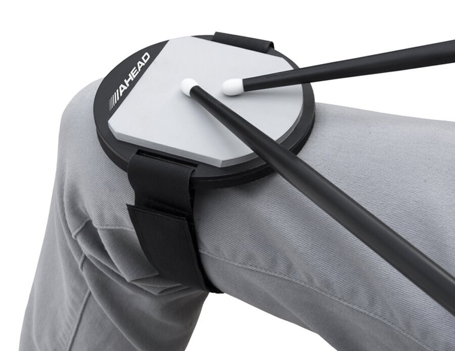 Drummers Practice Pad Leg mounted Strap on type by Ahead