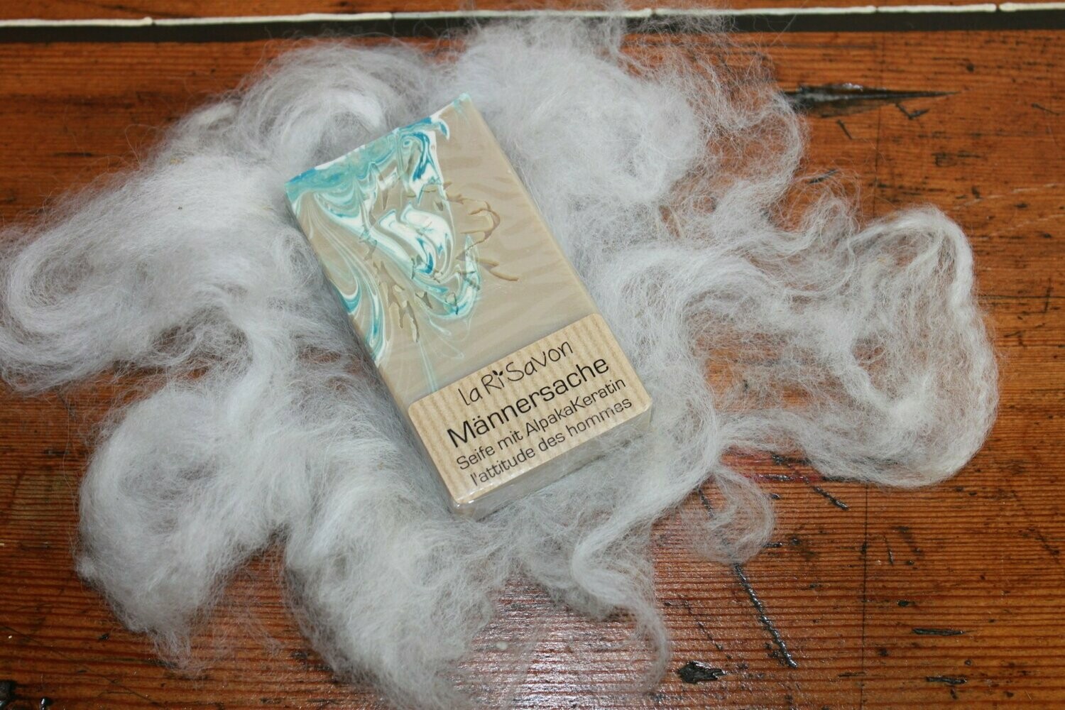 Alpakaseife mit Keratin "Männersache"