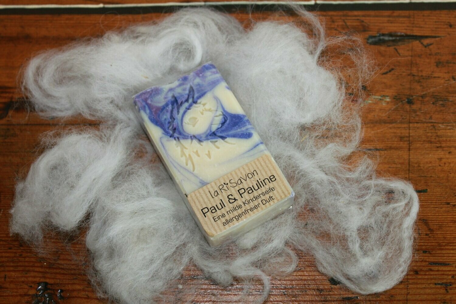 Alpakaseife mit Keratin "Paul und Pauline" - ALLERGENFREIER Duft