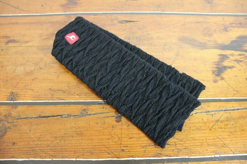 Armstulpen 100 % Babyalpakawolle dunkelgrau Armstulpen 100 % Babyalpakawolle dunkelgrau