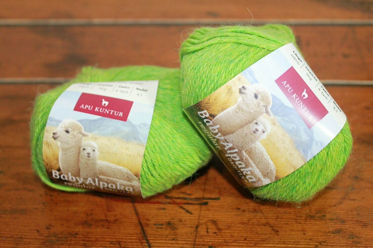 Alpakawolle 50g - Grün