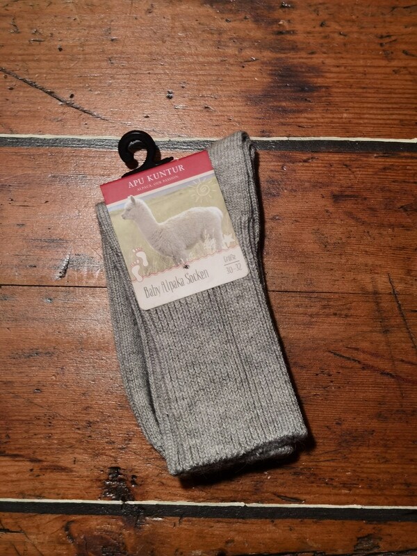 Babyalpaka - Kindersocken hellgrau Babyalpaka - Kindersocken hellgrau