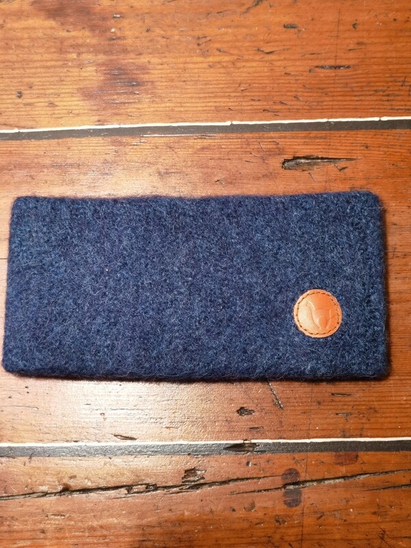 Stirnband Stretch - blau meliert