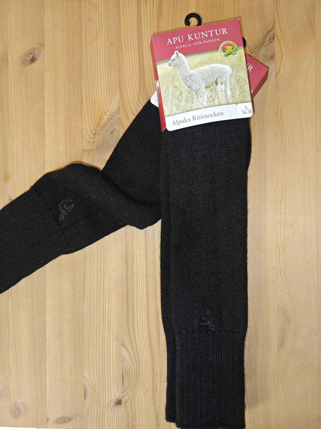 Alpaka Kniesocken