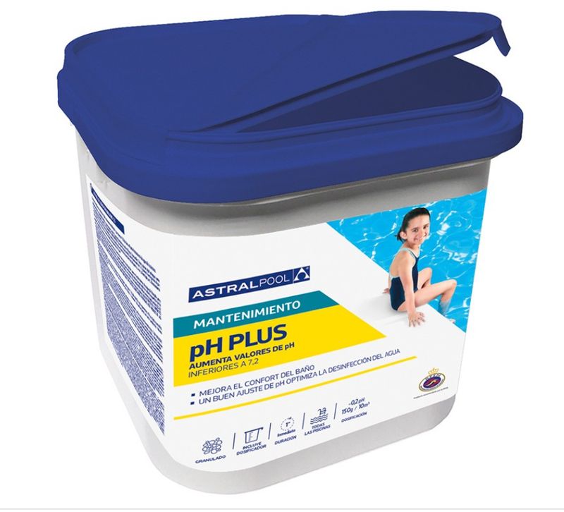 ASTRALPOOL 5 Kg INCREMENTADOR PH - ENVASE CUADRADO