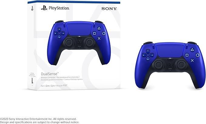 Controller for PlayStation 5 - Official DualSense Wireless Controller CFI-ZCT1W - Cobalt Blue (Sony mfg. Alps / Retail Pack)