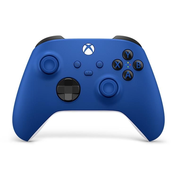 Controller for Xbox Series S|X & One - Official Wireless Controller Model 1914 - Shock Blue (Microsoft) [Retail Pack]