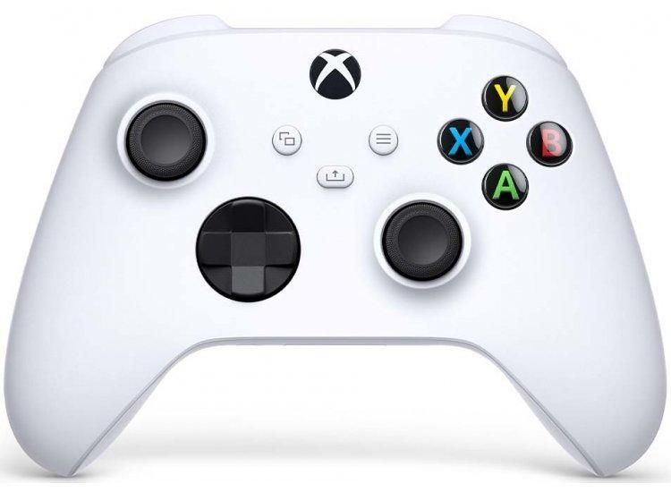 Controller for Xbox Series S|X (Compatible with Xbox One) - Official Wireless Controller - Robot White (Microsoft / Retail Pack)