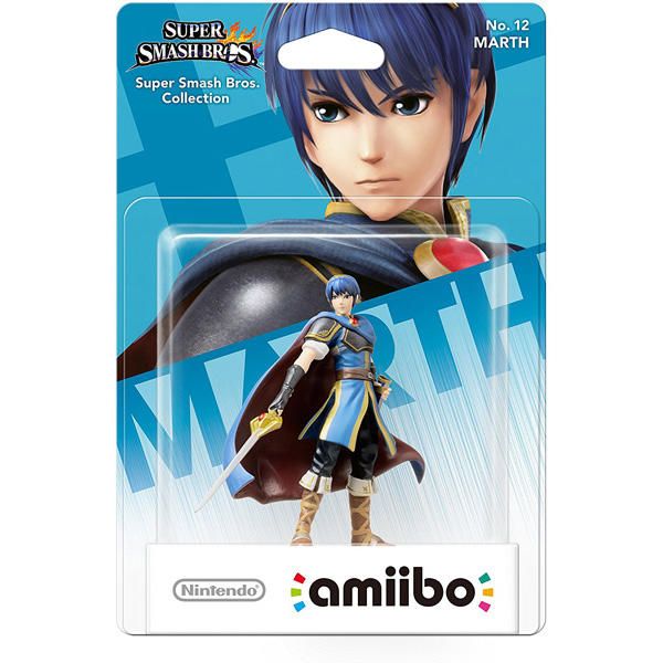 amiibo - Marth - Super Smash Bros. Series (Black Base), European Backing [Retail Pack]