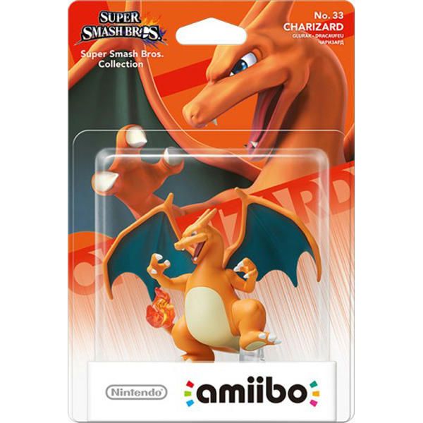 amiibo - Charizard - Super Smash Bros. Series (Black Base), European Backing [Retail Pack]